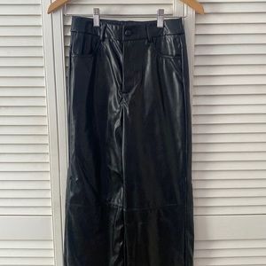 SHEIN faux leather pants size 2